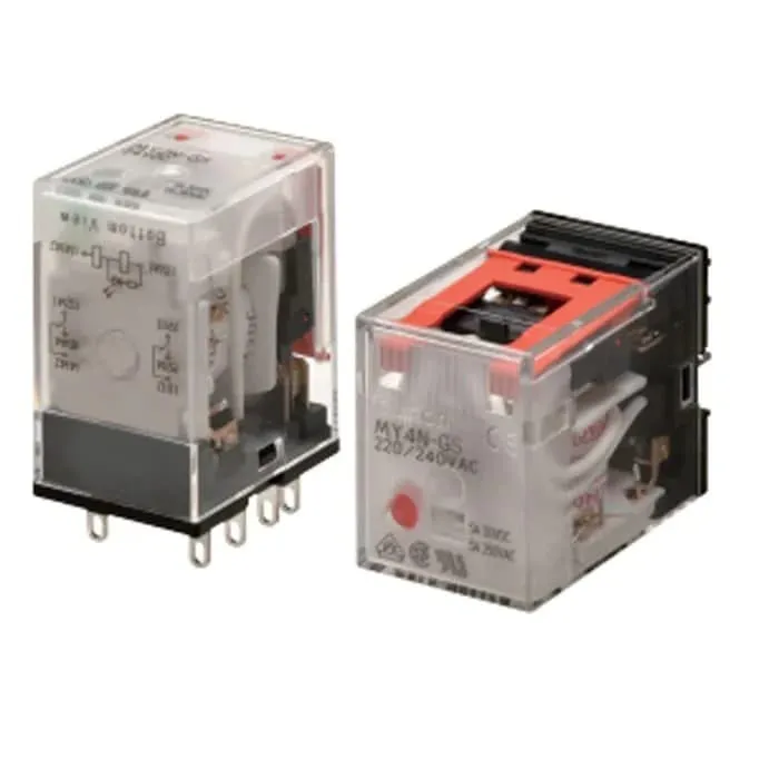 OMRON%201%20Pair%20of%208%20Pin%205A%20Coil%20220V%20AC%20Relay%20%7C%20Pin%20Relay%20And%20Relay%20Base%20%7C%20Made%20in%20Japan%20%7C%20Led%20type%20MY2N-GS%20%7C%20-%20Image%203