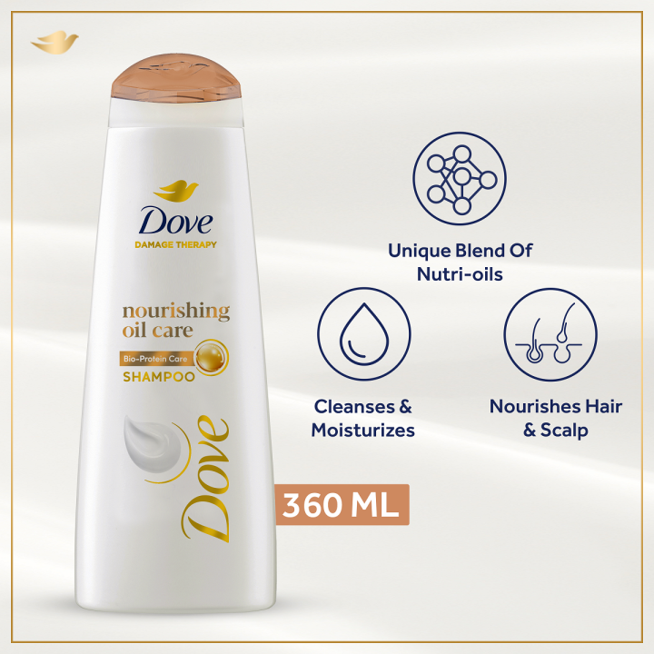 Dove Shampoo Nourishing Oil Care - 360ML