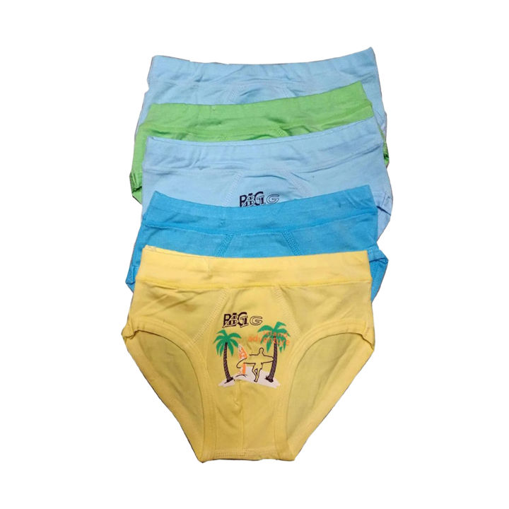 Pack Of 5 Kids Underwear For Boys