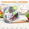 Electric Meat Grinder Chopper Stainless Steel Kitchen Machines Vegetable Crusher Slicer Machine Household Mixer Food Processors. 