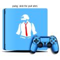 Play station Ps4 slim pubg design full body skin with two controllers ( just skin not play station). 