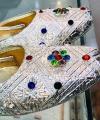 Pure Silver platted Khussa (chandi). 