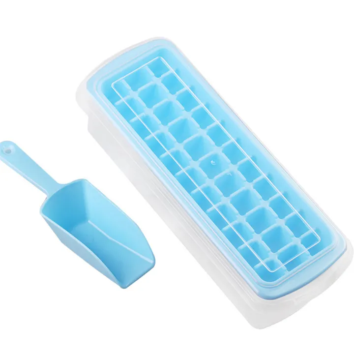 Ice%20Cube%20Tray%20(33%20Cubes)%20For%20Freezer%20Comes%20with%20Ice%20Container,%20scoop%20and%20Cover%20-%20Image%203