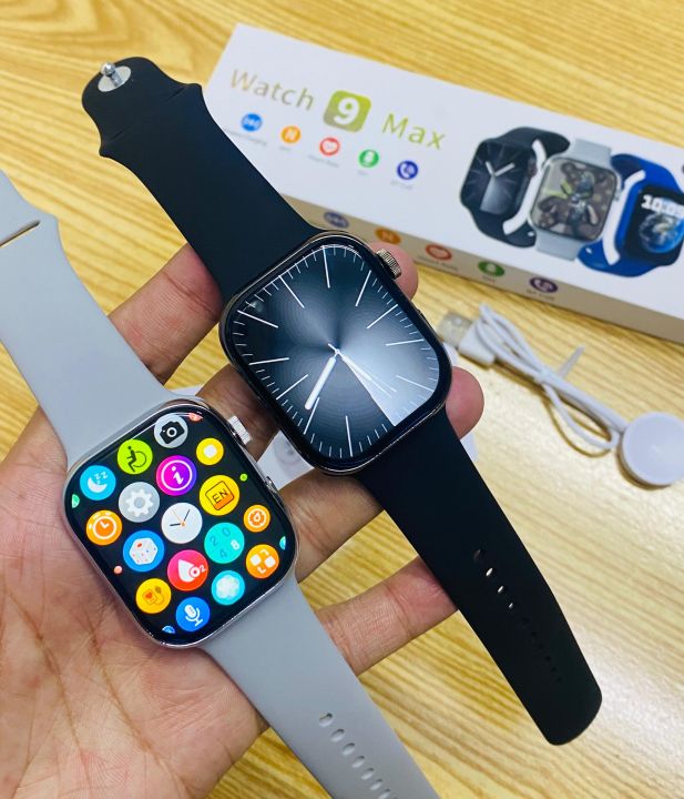 Watch 9 Max / T800 Ultra 2 Smart Watch Series 8 - 1.99" - Bluetooth Call Smartwatch - Wireless Charging - Best Battery Timing