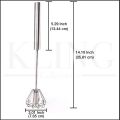 KLING Whiskers - Beater Hand Whisker Stirrer Egg Whisker Coffee Whisker Hand Push Beater - Kitchen Utensil Push Whisk for Blending, Whisking, Beating & Stirring. 