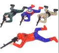 New Electric Crawling Soldier Toy Music Lighting Electric Electric Climbing Toy Crawling Action Figures with LED Light Gun and Sound| SharvilSons Spiderman Crawling Action Toy | Spiderman/Batman/Captain America/Hulk/GI Joe Army (Spiderman). 
