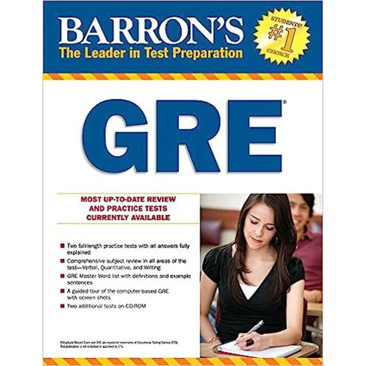Barron's GRE test preparation book, 20th Edition
