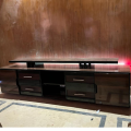 Modern TV Console Table: Stylish Entertainment Storage Solution - TV Console table with riser. 