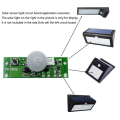 Solar Night Light Circuit Board Control Sensor Solar Wall Light Control Panel DIY Kits As Shown PCB Lithium Battery Charger Induction Distance. 