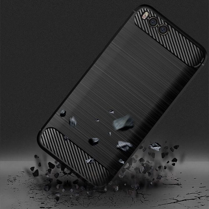 FERISING Case For Xiaomi Mi6 Case Xiaomi Mi 6 6X Cases Silicone TPU Bumper Shockproof Carbon Cover Xiaomi MI6 MI6X Capa Coque