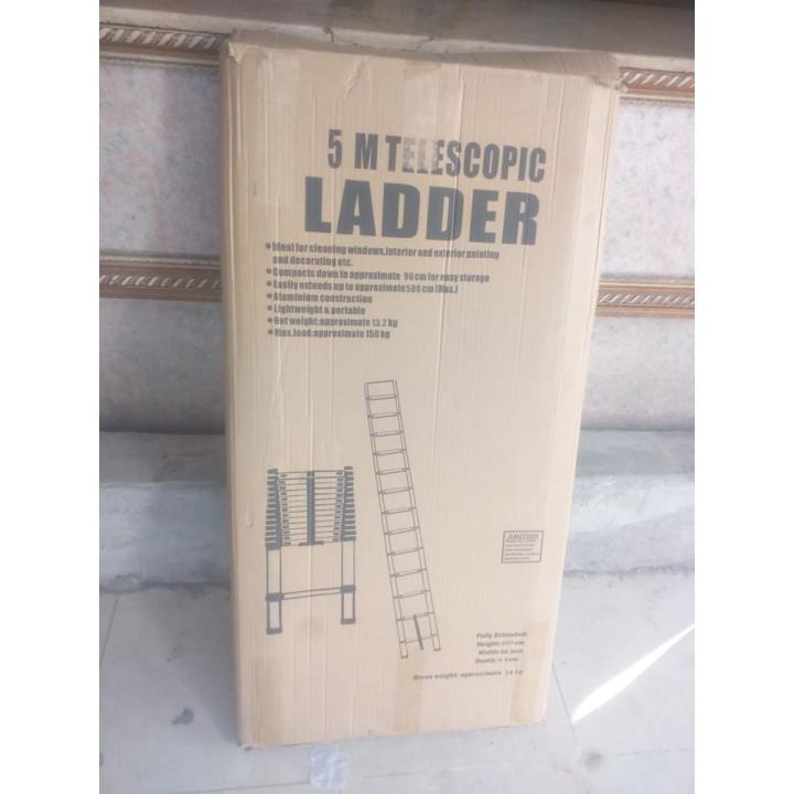 5 MTELESCOPIC LADER Extension Tall Multi Purpose Ladder