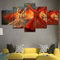 5 Piece Sufi Canvas Wall Art Set HD Printed Frames for Living Room Decor – Multiple Sizes Available. 