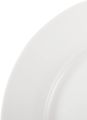 Ceramic White Dinner Plate 10.2 Inch Flat. 