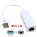 USB 2.0 to RJ45 LAN Wired Adapter Compatible for PC & Laptop Fast speed USB 2.0 to RJ45 Fast Ethernet 10/100 LAN Network Adapter Card U100 USB 2.0 RJ45 Gigabit Ethernet Adapter. 