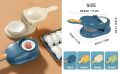 GlobalStar 2 in 1 Dumpling Maker Gujiya, Samosa Maker, Momos Maker Machine, Dumpling Mould for Gujiya Ghughra Making Kitchen Dumpling Puri Maker. 