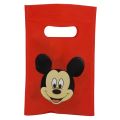 MICKEY MOUSE THEME GOODY BAGS - PACK OF 10 GOODY BAGS - MICKEY MOUSE FABRIC MATERIAL GOODY BAGS. 