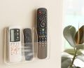 Clear Remote Control Holder Wall Mount (Three/Two/One Compartments). 