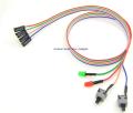 Computer Motherboard ATX Power Reset Switch HDD LED Bundle Cable Bios Beep Code Speaker Universal. 