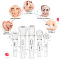 Kemei KM-2199 Multi-Functional Rechargeable Epilator: 5-In-1 Beauty Tools Kit For Women. 