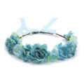 Women Hair Flower Crown Head Garland Wedding Hair Wreath Dried Flowers Corolla Garlands Floral Headband Headdress Hair Tiaras. 