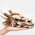 1 1Pc Dinosaur Skull Shaped Adornment Artificial Decor Resin Skull Model Fish Tank Decor Chic Craft For Aquarium Fish Tank. 