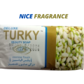 Deluxe Turkey Beauty Soap jasmine touch - Natural, Original, and Luxurious Care (pack 6). 