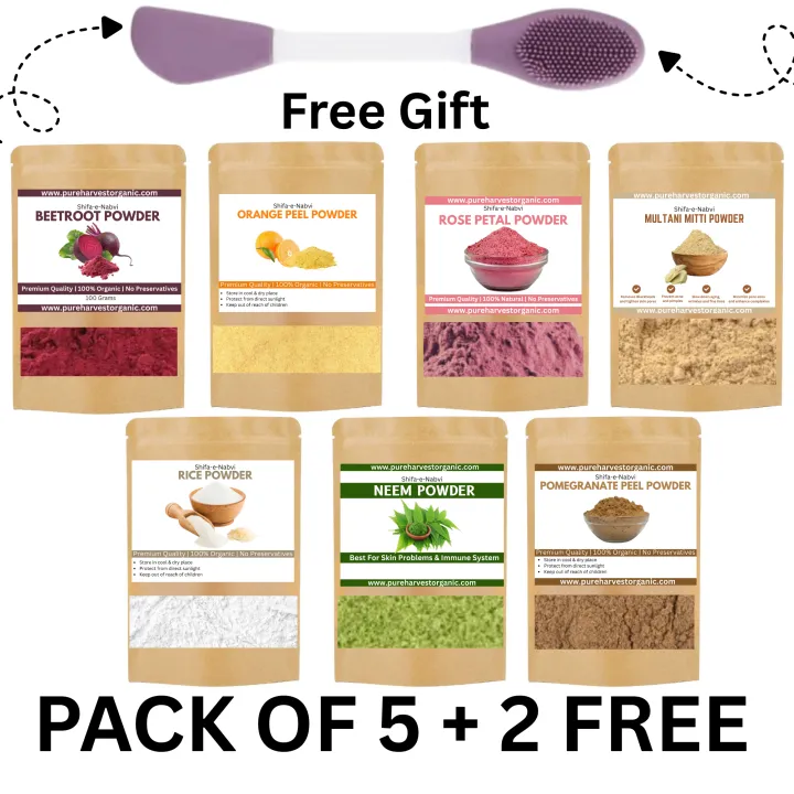 Pack%20of%205%20Powders%20+%202%20Free%20%7C%20Rice,%20Multani,%20Rose,%20Orange%20Peel,%20Pomegranate%20Peel,%20Neem%20&%20Beetroot%20Powder%20%7C%20100%25%20Pure%20&%20Natural%20Skincare%20&%20Haircare%20%7C%2050%20Grams%20Each%20-%20Image%202