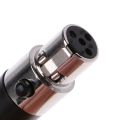1Pcs High Quality Mini XLR 3 4 Pin Female Plug Small XLR Audio Microphone Connector for MIC Soldering Straight. 