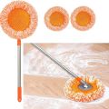 360° Rotatable Adjustable Cleaning Mop, Extendable Wall Cleaning Mop For Bathroom Floor Wall Bed Bottom. 