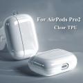 （New）For Apple AirPod Pro 2 uit oft ilicone kin Cae Cover hock-Aborbing Protective Cae Clear Cae Cae oft ilicone Cover. 