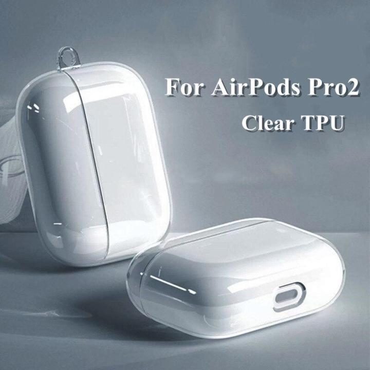 （New）For Apple AirPod Pro 2 uit oft ilicone kin Cae Cover hock-Aborbing Protective Cae Clear Cae Cae oft ilicone Cover