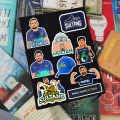 25pcs MULTAN SULTAN PSL sticker pack based on pakistani sport event tournaments cricket fans ideal for journalling guitar laptop. 