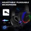 Eono E400 Wired Over Ear Gaming Headphones with N Wired Gaming Headset 7.1 Wired Gaming Headset, Noise Cancelling Over Ear Gaming Headphones with Mic, Compatible with Ps3, Ps4, Ps5 Xbox One, Xbox x, Xbox S, Mobile, Nintendo Switch, Pc, Mac, Laptop (Black). 