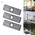 3x Faucet Absorbent Pads Buckle Design Reusable Washable Guard Pad Sink Splash Mat for Kitchen Bathroom Countertop and Sink RV Towel Mat Keep Dry. 