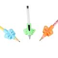 2Pcs / Set Children Pencil Holder Tools Silicone Two Finger Ergonomic Posture Correction Tools Pencil Grip Writing Aid Grip Correction School Supplies. 