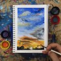 Basic Watercolour Journal (25 sheets). 