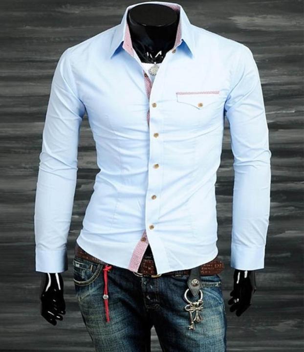 The-Ajmery Casual Short Body Provoking Shirt For Men. EC-125 (D)