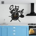 BB Bargain Bazzar Wall Clock 3D  Wooden Watch DIY Design Decoration Quartz Numeric For Home Decor Living Room And Offices And For Gifts. 