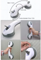 Safety Helping Handle High Quality Anti Slip Support Toilet Bathroom Safe Grab Bar Handle Suction Cup Handrail Grip. 