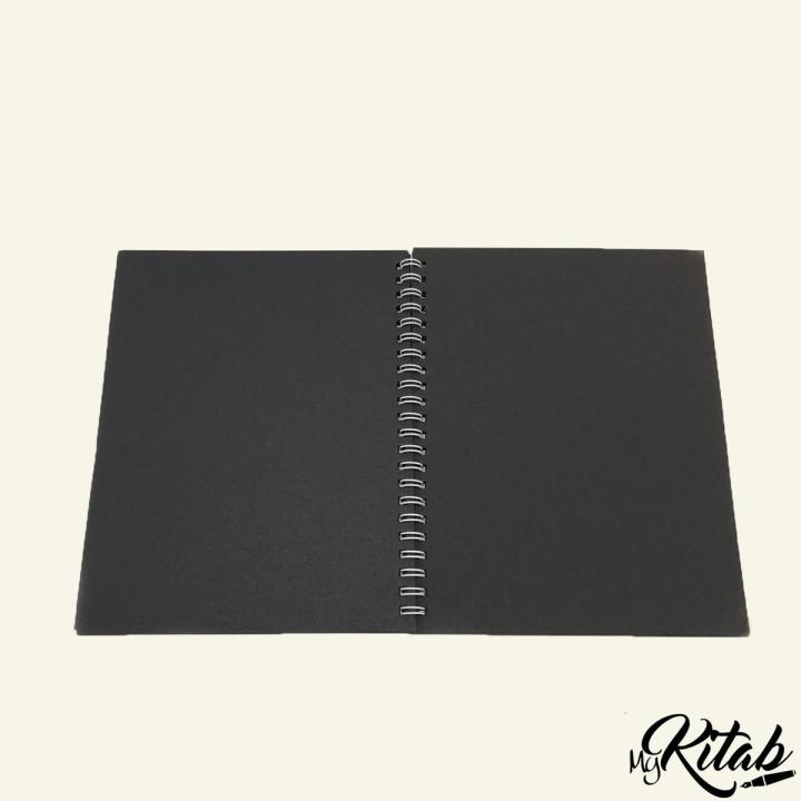 MyKitab - Full black Scrap book