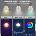 WiFi Smart LED Light Bulb Color Changing Dimmable Bedroom Indoor lighting Voice Control Light Music Light Colorful Night Lamp With Remote Siri And Google Assistant Home Bedroom Decoration 11 Ratings3 Answered Questions. 