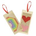 8 PCS Wooden Bookmark Blanks Kit DIY Wooden Craft. 
