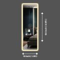 Mirror | Full Length Mirror | Wall Mounted | Full Length LED light Mirror wire operated ( Height 54 inch Width 18 inch ) Usage Bedroom, Bathroom, Living Room, Dressing Area. Guaranteed safe delivery. 