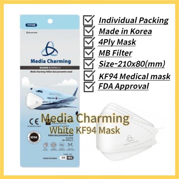 【KOREA】 4ply FDA KF94 Mask Medical Mask Hygienic Mask Dust Proof