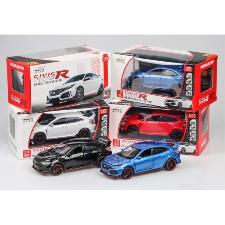Die%20Cast%20Diecast%20car%201/32%20Alloy%20Car%20Honda%20Civic%20Type%20R%20Model%20Toy%20Pull%20Back%20with%20Light%20Sound%20-%20Image%205