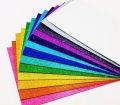 Glitter Fomic Sheets (Pack of 10 multi color sheets). 