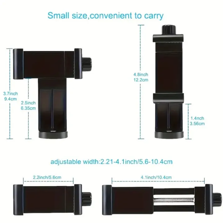 TechDepot%20Adjustable%20Phone%20Holder%20Mount%20for%20Tripods,%20Ring%20Lights%20&%20Monopods%20%E2%80%93%20Fits%20All%20Smartphones,%20Screw%20Adapter%20Included%20(No%20Tripod%20Included)%20-%20Image%203