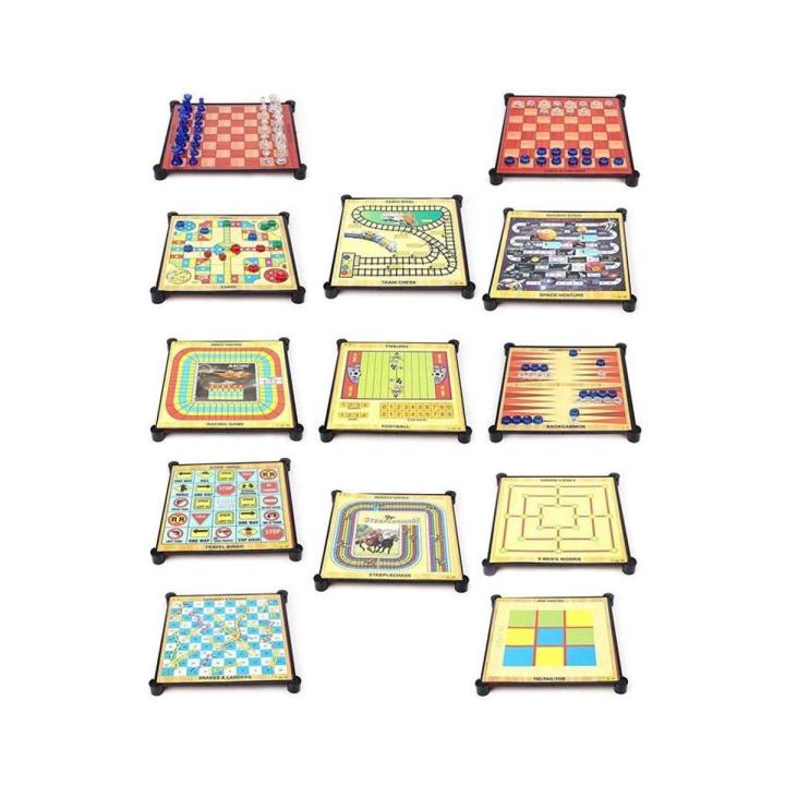 13 In 1 Magnetic Board Game – Includes: Chess, Snakes & Ladders And Ludo