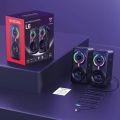 Onikuma L6 Speakers - Rgb gaming speakers for pc - Speaker For PC - Multimedia Speakers - Woofer Speakers - High Quality Speaker - Channel Speaker - Wired Speakers - Stereo Bass Speaker - Speakers for room - LoudSpeaker - Portable Speaker - Usb speakers. 