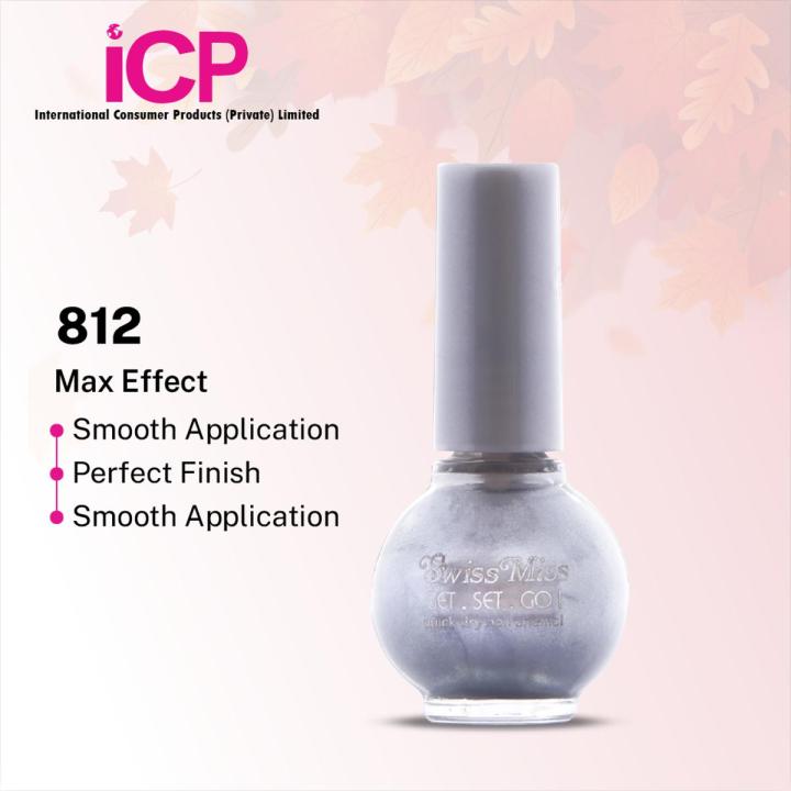 Swiss Miss Nail Enamel Get Set Go Silver Lining (812)